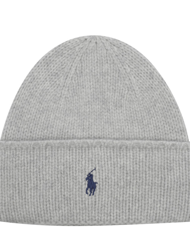 [Polo Ralph Lauren] Beanie FW26 455954355017GREY HEATHER