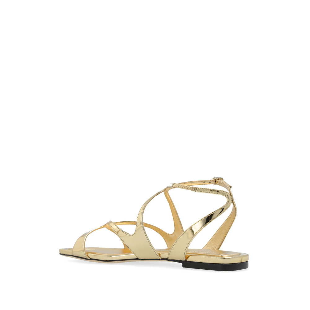 [Jimmy Choo] Sandals FW26 AYLA FLAT QUI GOLD