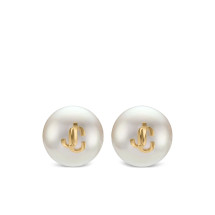 [Jimmy Choo] Earring FW26 MAXI PEARL DXQ GOLWH