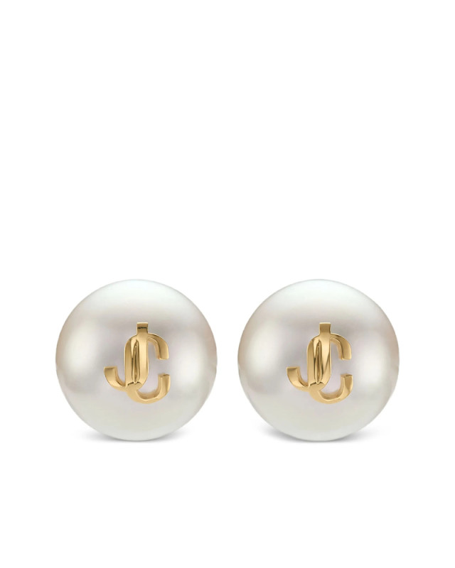 [Jimmy Choo] Earring FW26 MAXI PEARL DXQ GOLWH