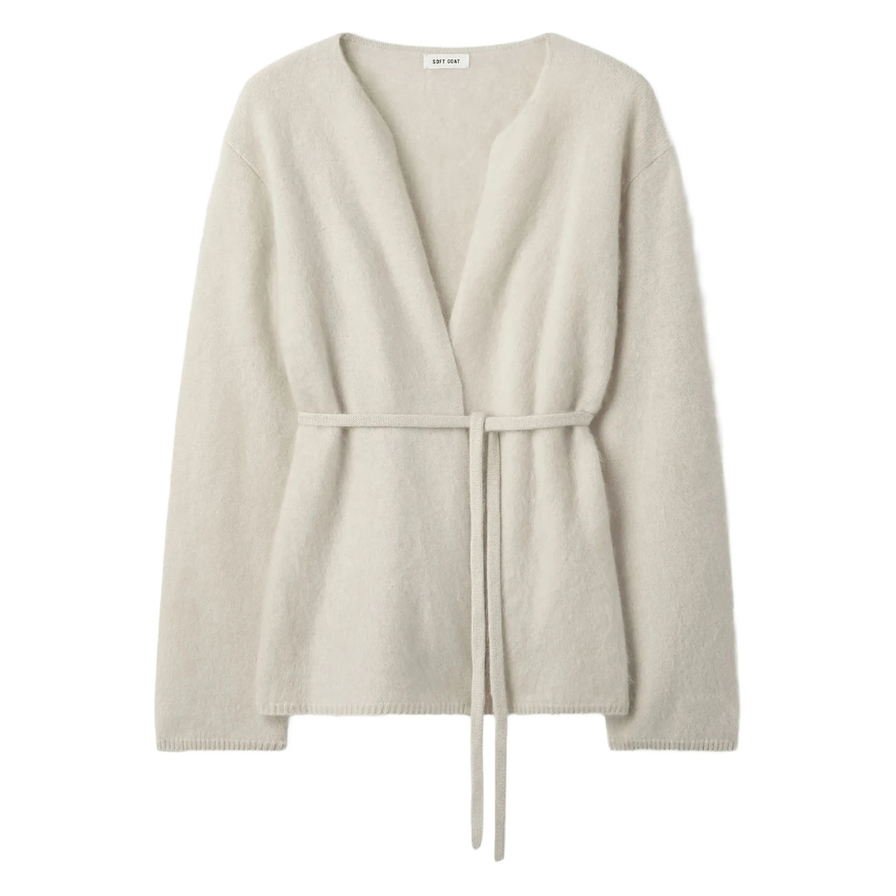 [SOFT GOAT] Cardigan FW26 SF24077  CHALK