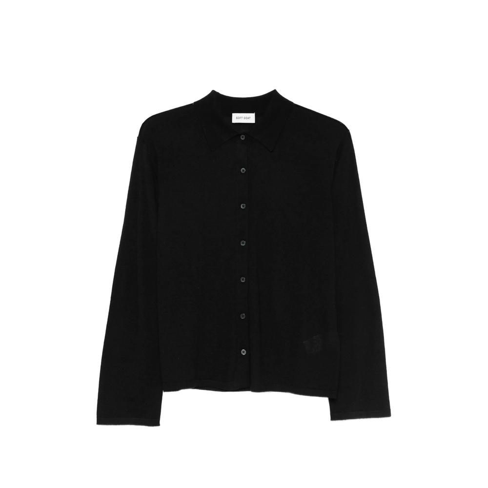 [SOFT GOAT] Cardigan FW26 24761  BLACK