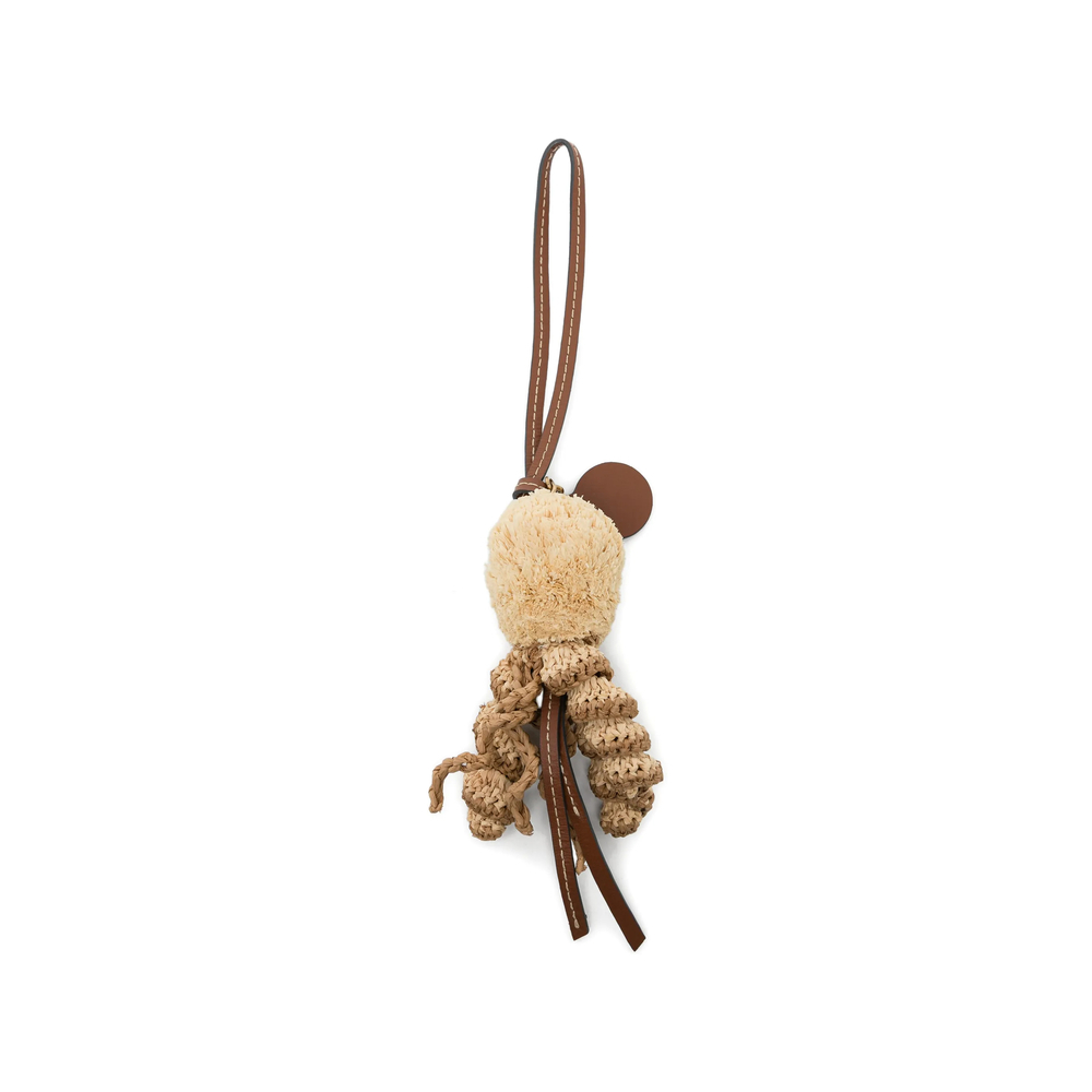 [Anya Hindmarch] Keyring FW26 206129 SS260224 NATUR