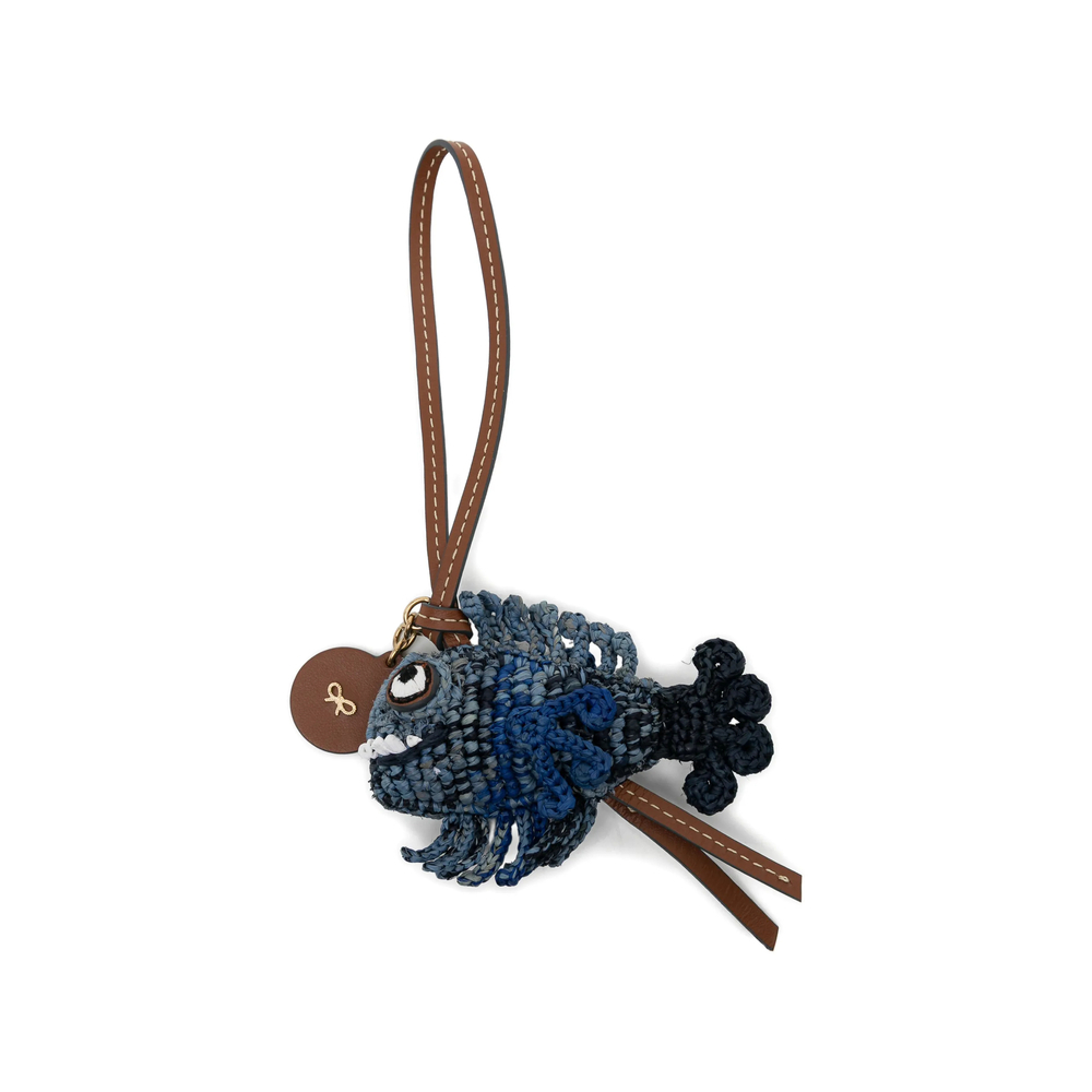 [Anya Hindmarch] Keyring FW26 206136 SS260223 SCBLU