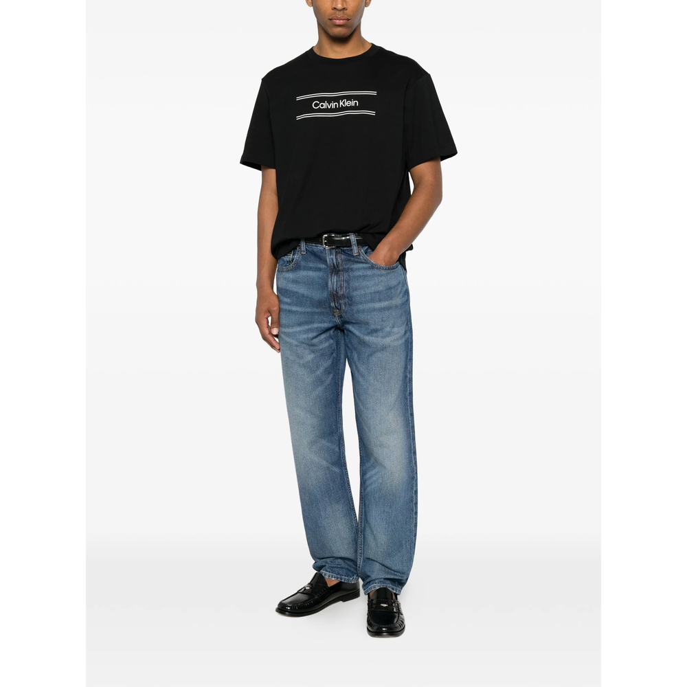 [CALVIN KLEIN] T-shirts Short Sleeve FW26 LV04LG813GUB1  BLACK
