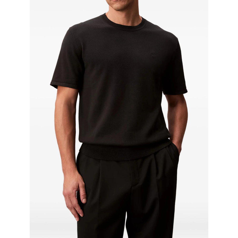 [CALVIN KLEIN] T-shirts Short Sleeve FW26 LV04LC333GUB1  BLACK