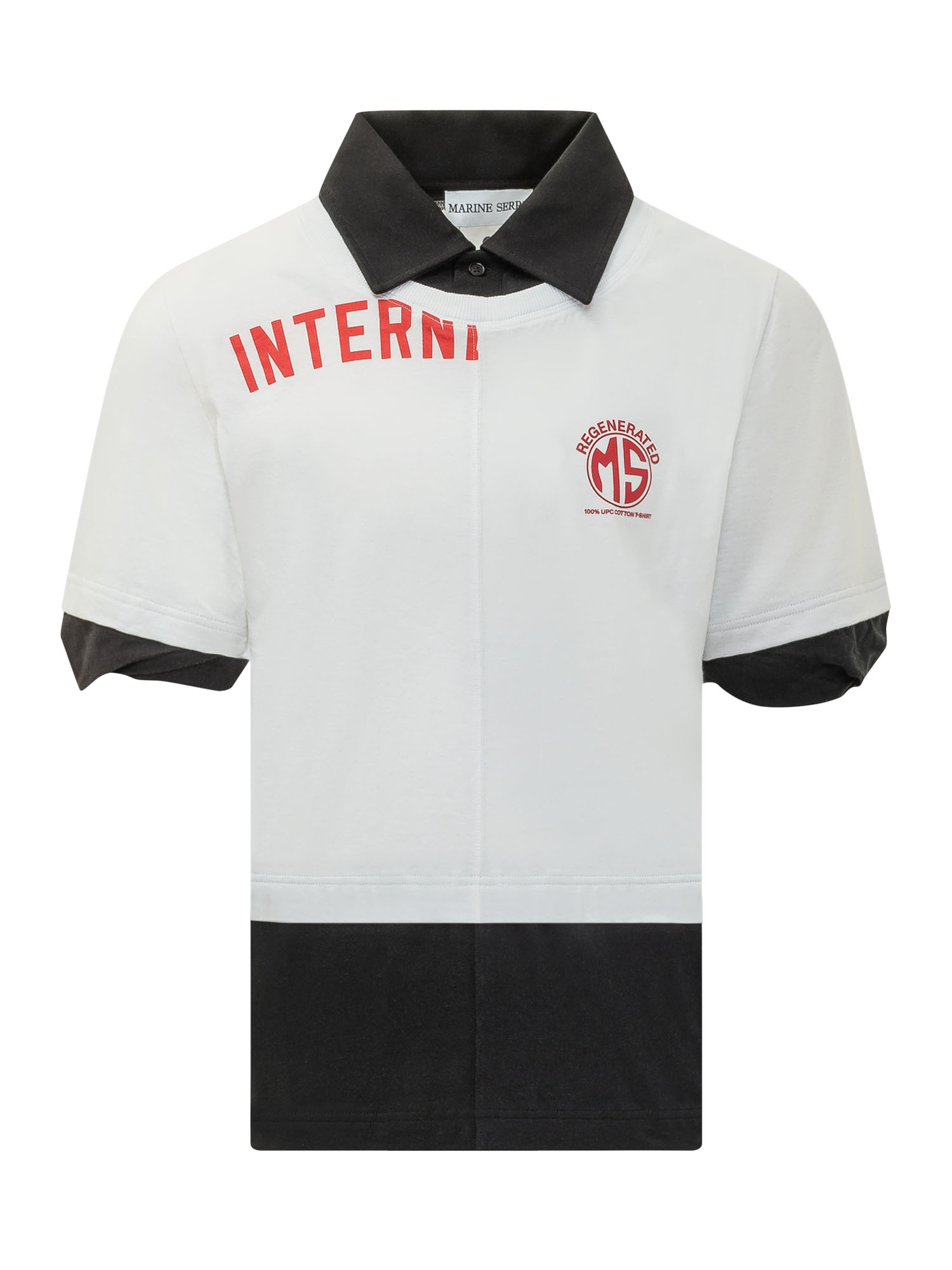 [MARINE SERRE] T-shirts Short Sleeve SS26 UTO101AUJER0003 WH10