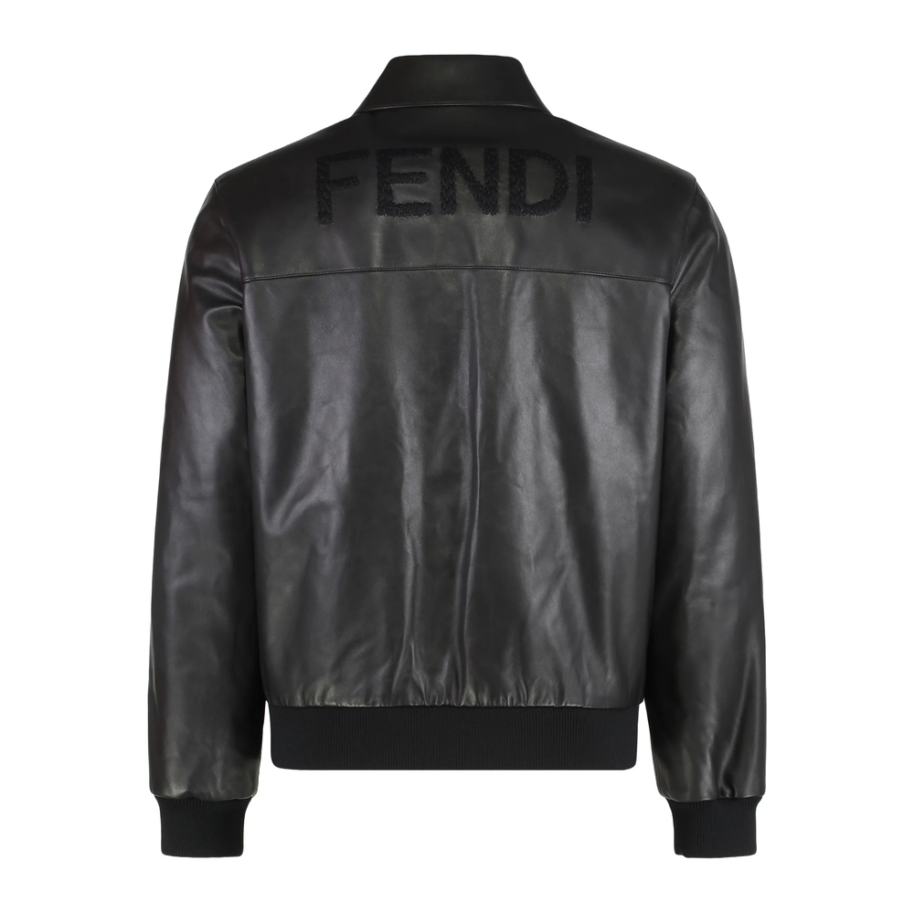 [Fendi] Leather Jacket SS26 ATJZ FPJ139 F0GME