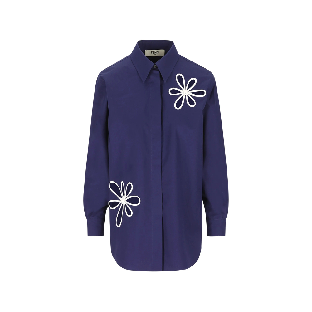[Fendi] Shirts Long Sleeve SS26 AW7V FS8355 F1W0A