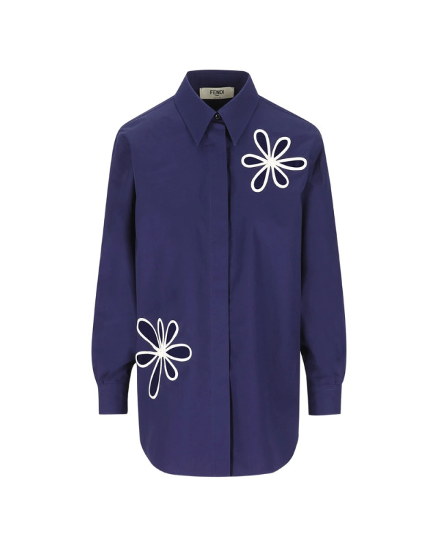 [Fendi] Shirts Long Sleeve SS26 AW7V FS8355 F1W0A
