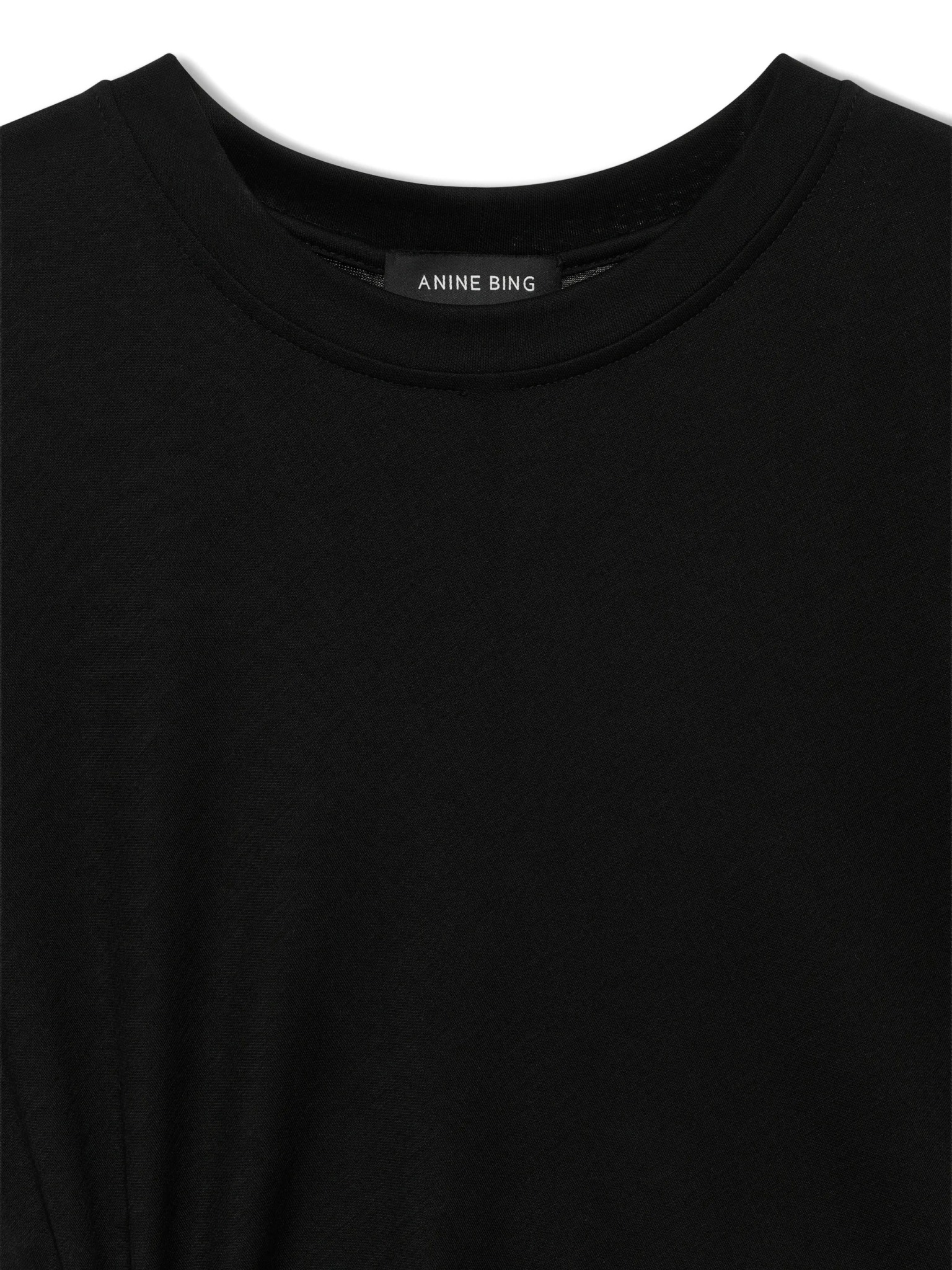 [Anine Bing] Short sleeve dress SS26 A0212032BLK26