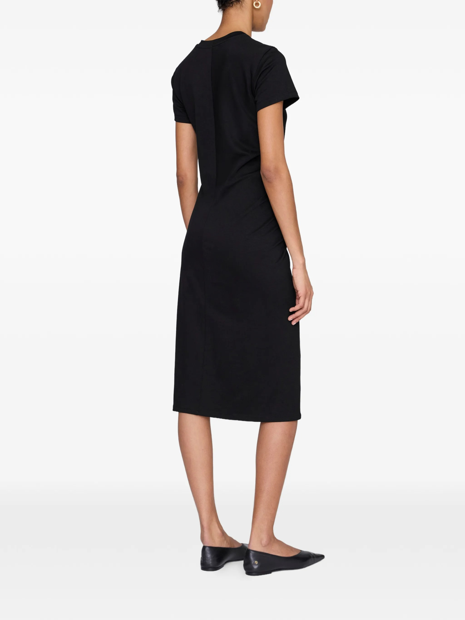 [Anine Bing] Short sleeve dress SS26 A0212032BLK26