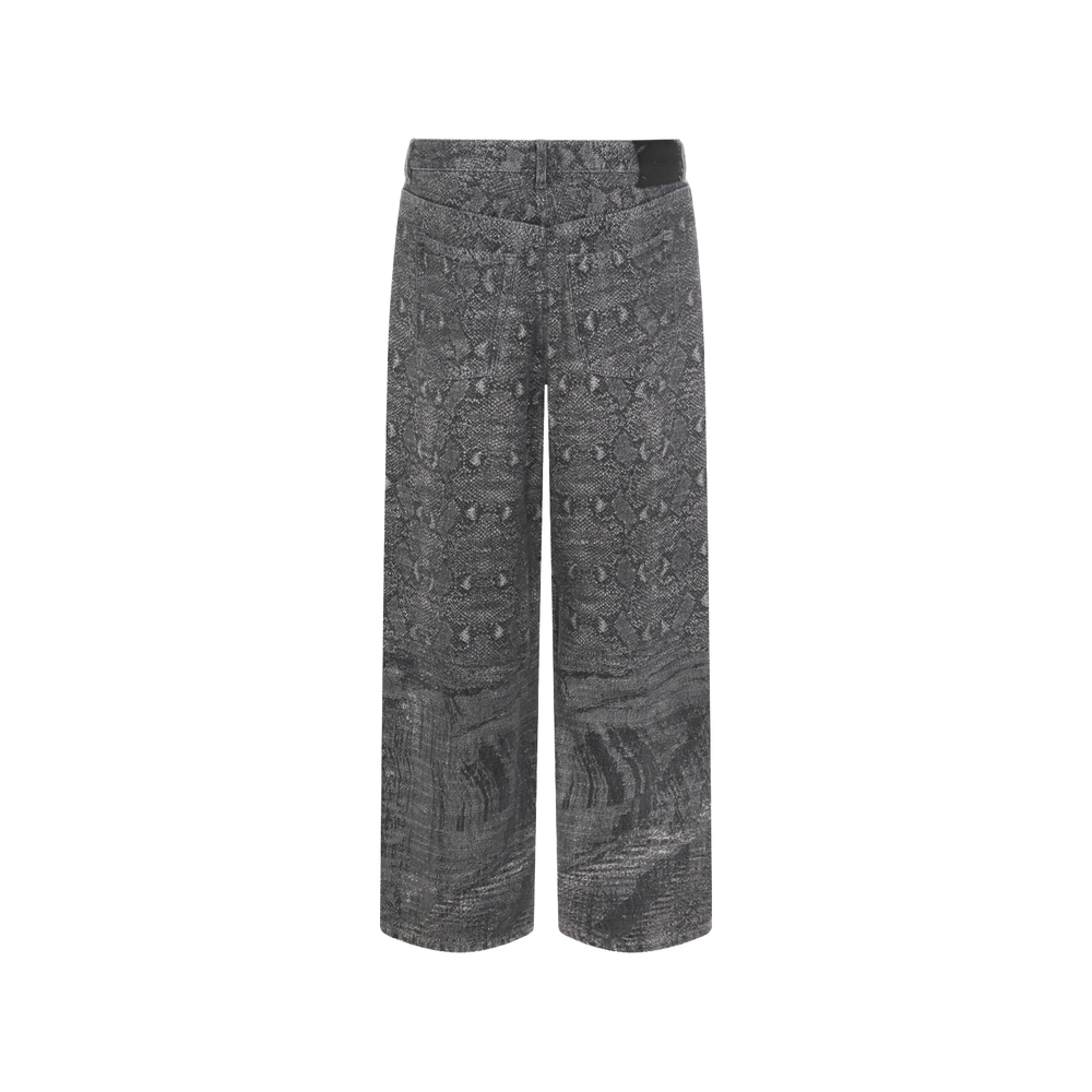 [Daily Paper] Pants SS26 2610003 SNAKE OVER DENIM