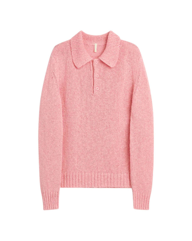 [Sunflower] Shirts Long Sleeve SS26 3080 LINEN PINK