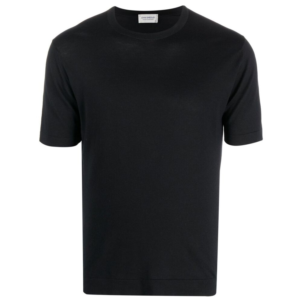 [JOHN SMEDLEY] T-shirts Short Sleeve SS26 LORCA  BLACK