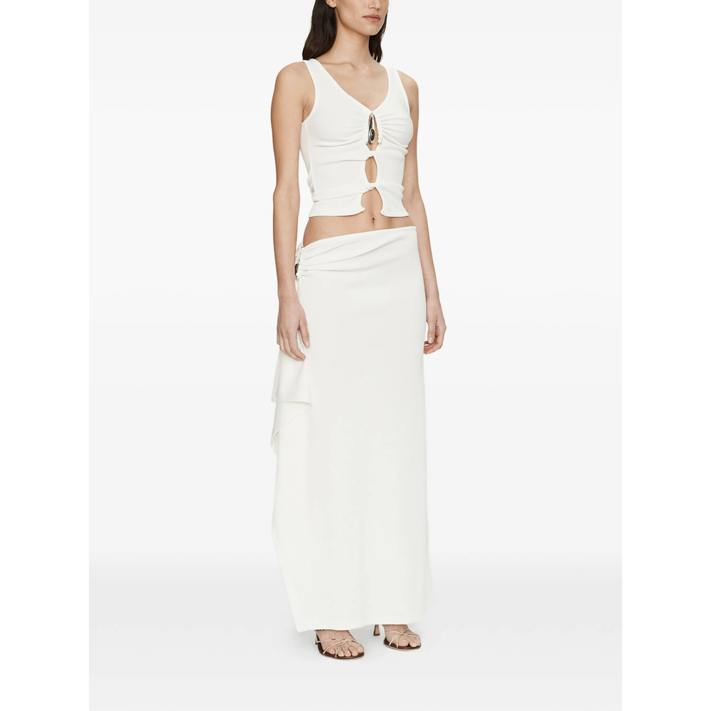 [Christopher Esber] Long skirt SS26 25044334  WHITE