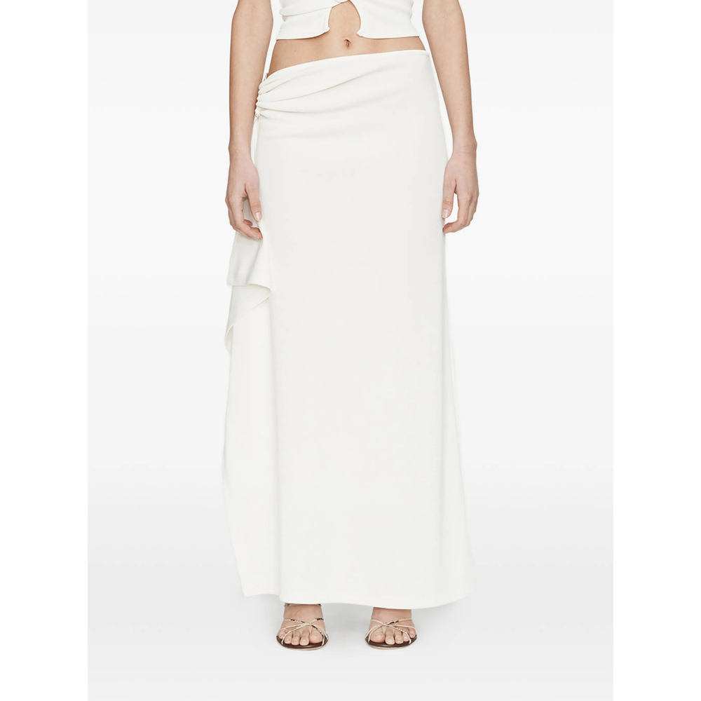 [Christopher Esber] Long skirt SS26 25044334  WHITE