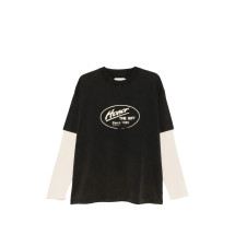 [Honor The Gift] T-shirts Long Sleeve SS26 HTG260198  BLACK