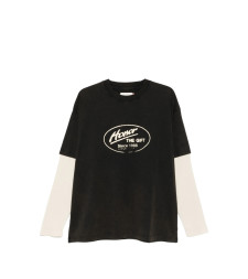 [Honor The Gift] T-shirts Long Sleeve SS26 HTG260198  BLACK