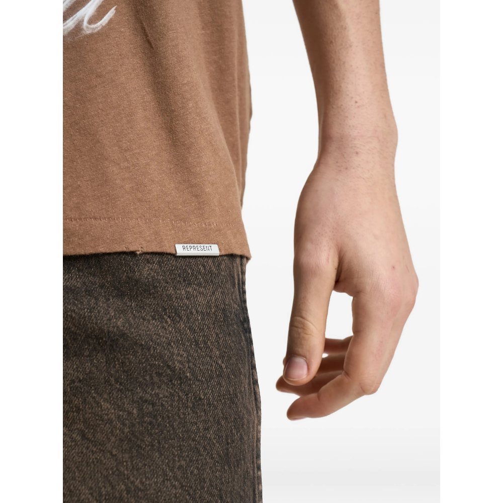 [Represent] T-shirts Short Sleeve SS26 MLM100592-16  BROWN