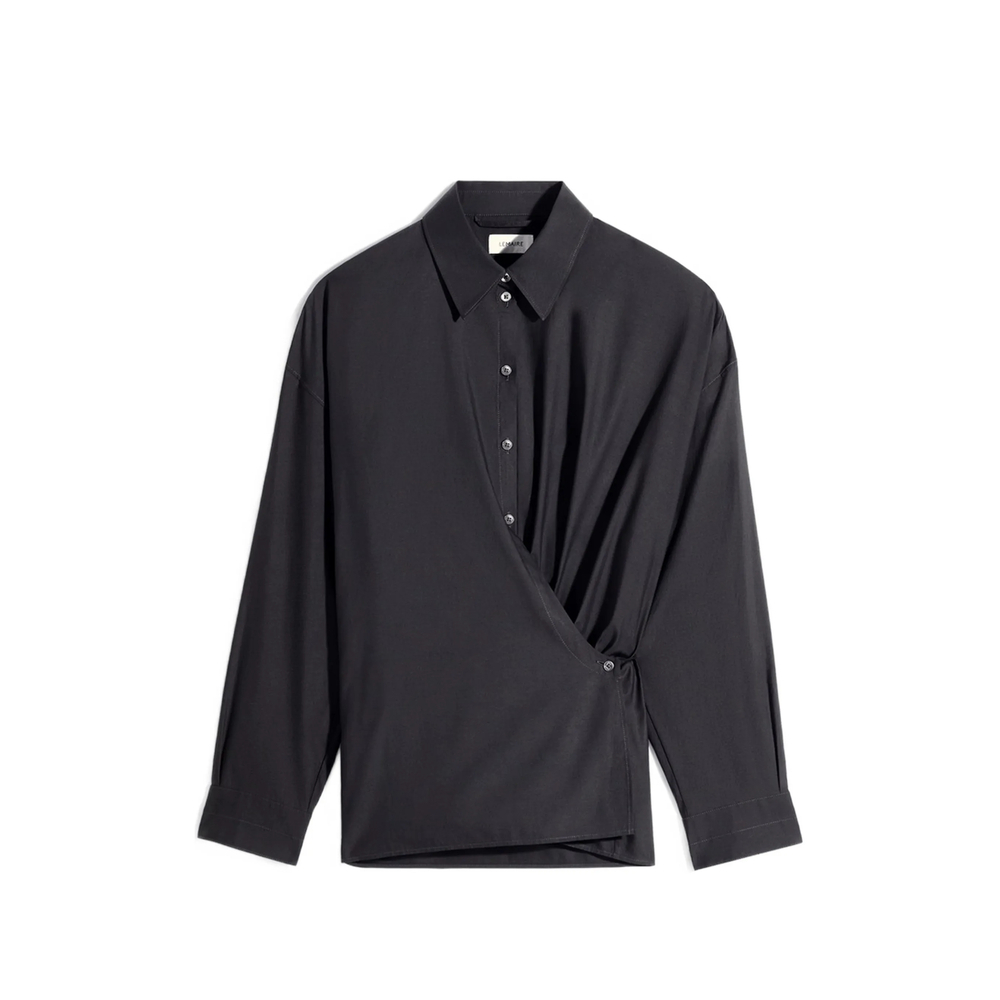 [LEMAIRE] Shirts Long Sleeve SS26 SH1141 LF1500 BK998