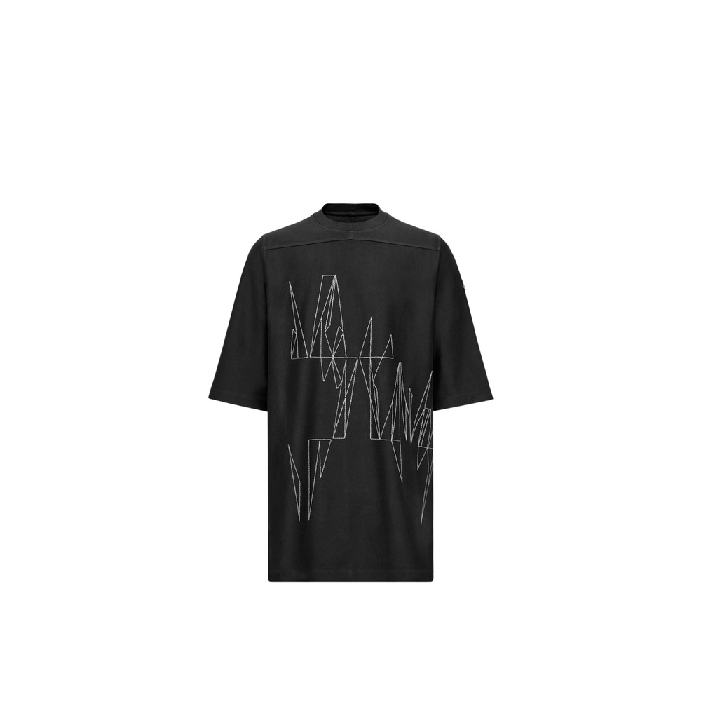 [Moncler X Rick Owens] T-shirts Short Sleeve SS26 MU01F8C04 89B7R 999