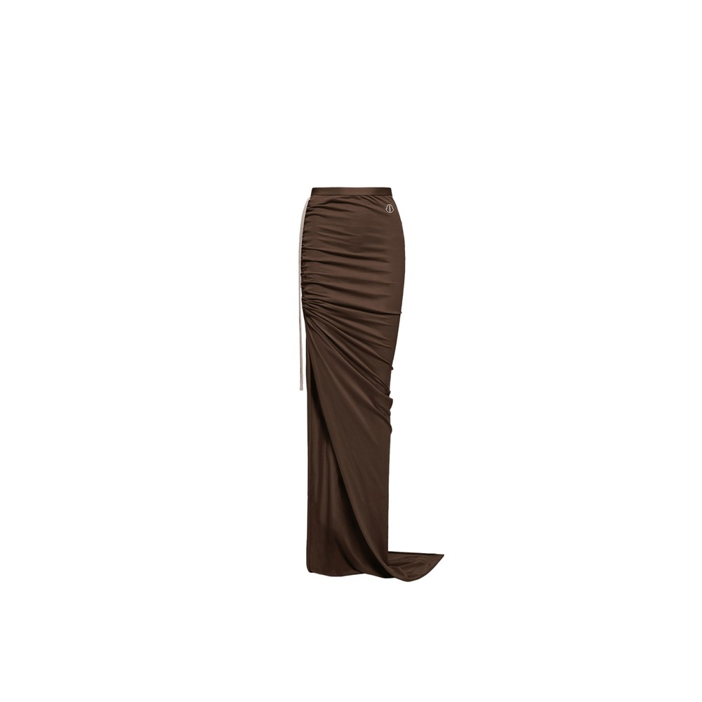 [Moncler X Rick Owens] Long skirt SS26 MU01F8H02 89AHD 256