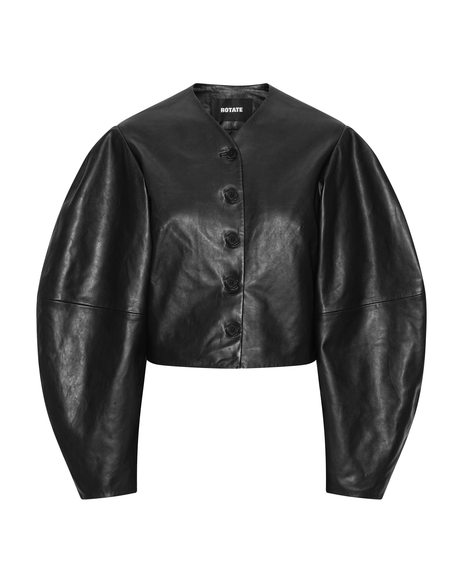 [ROTATE] Leather Jacket FW26 116172100BCR2091100