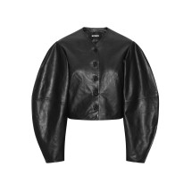 [ROTATE] Leather Jacket FW26 116172100BCR2091100