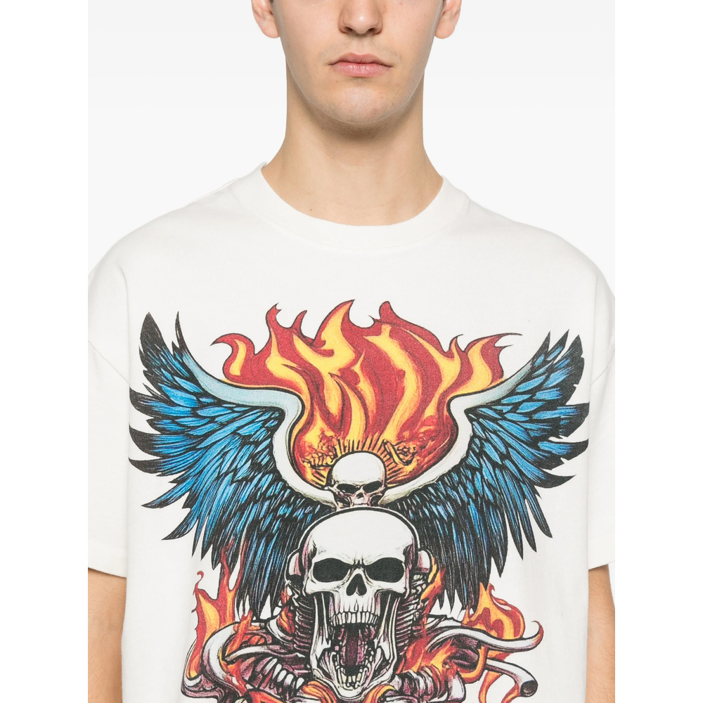 [Who Decides War] T-shirts Short Sleeve FW25 BAD TO BONE  CLOUD
