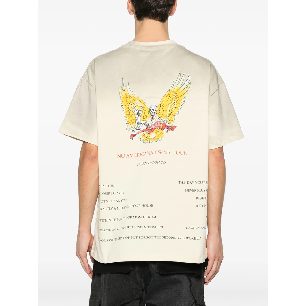 [Who Decides War] T-shirts Short Sleeve FW25 RIBBON TOUR JE  IVORY