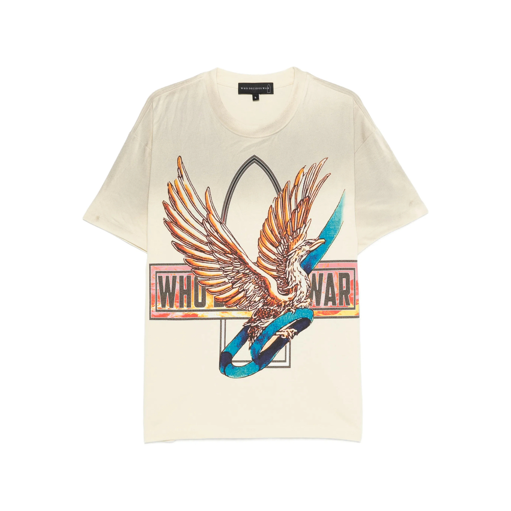 [Who Decides War] T-shirts Short Sleeve FW25 RIBBON TOUR JE  IVORY