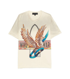 [Who Decides War] T-shirts Short Sleeve FW25 RIBBON TOUR JE  IVORY