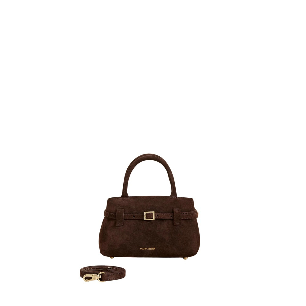 [Manu Atelier] Tote bag SS26 2024372 LECAMBON20 BROWN