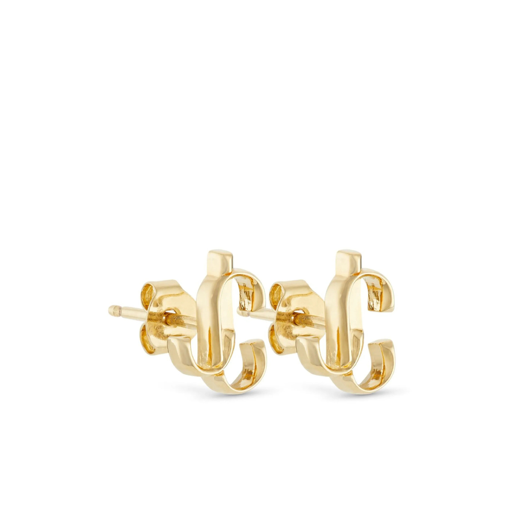 [Jimmy Choo] Earring FW26 JC MINI STUDS MFQ GOLD