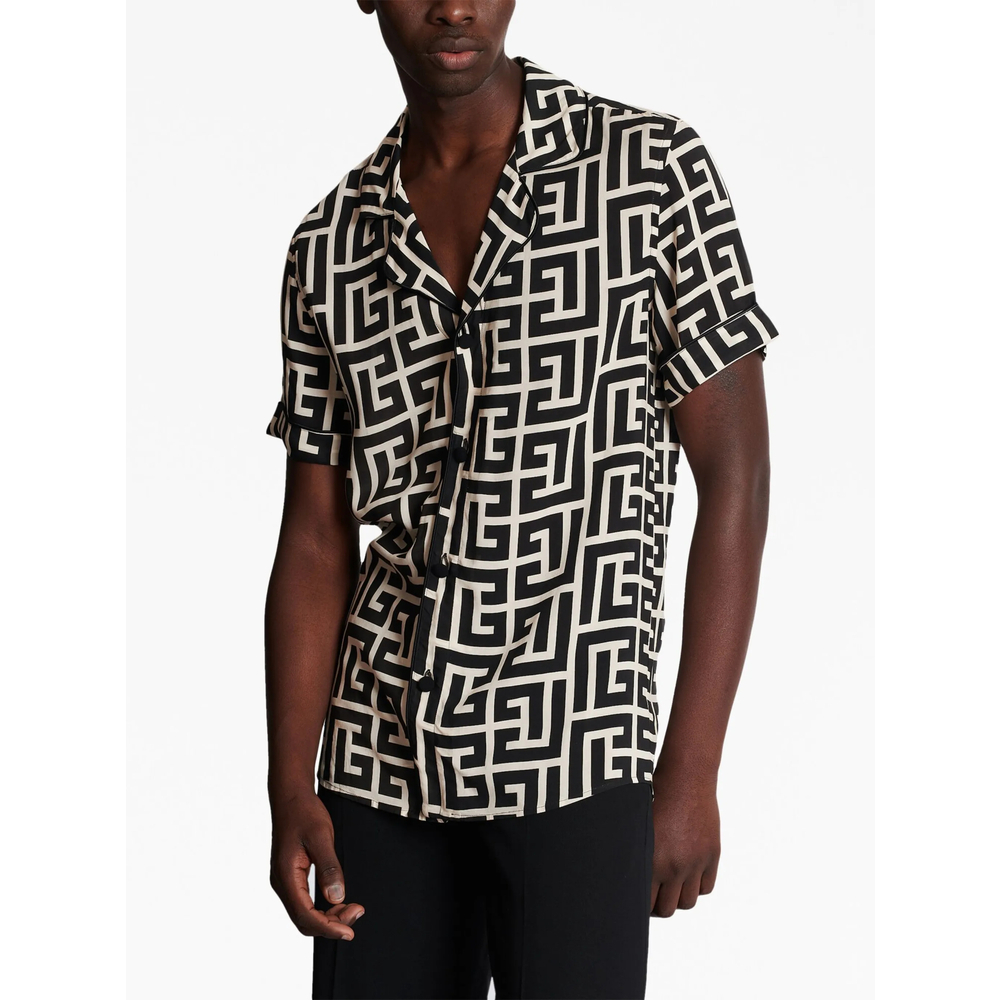[Balmain] Shirts Short Sleeve SS26 FH1HN011 VD01 GFE