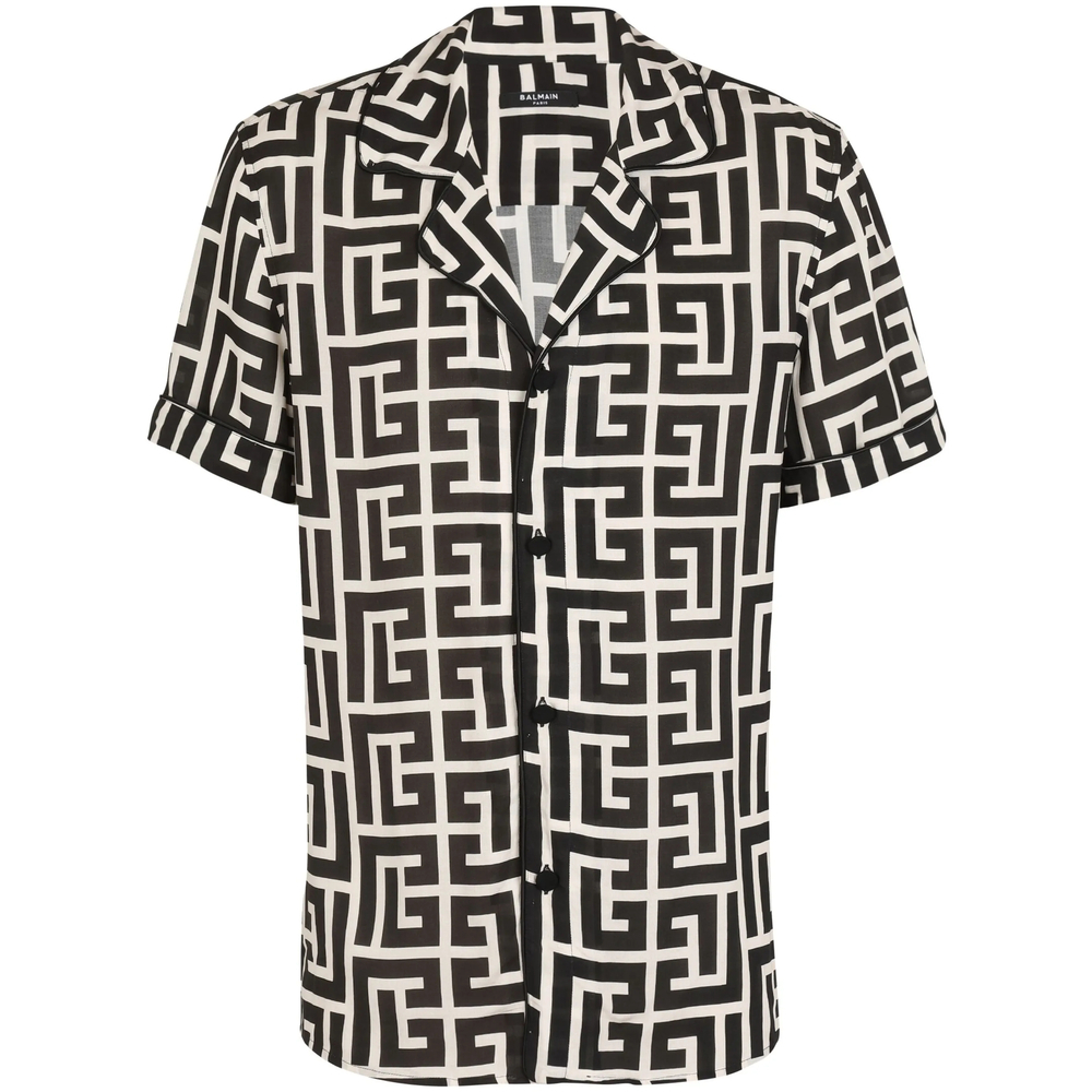 [Balmain] Shirts Short Sleeve SS26 FH1HN011 VD01 GFE