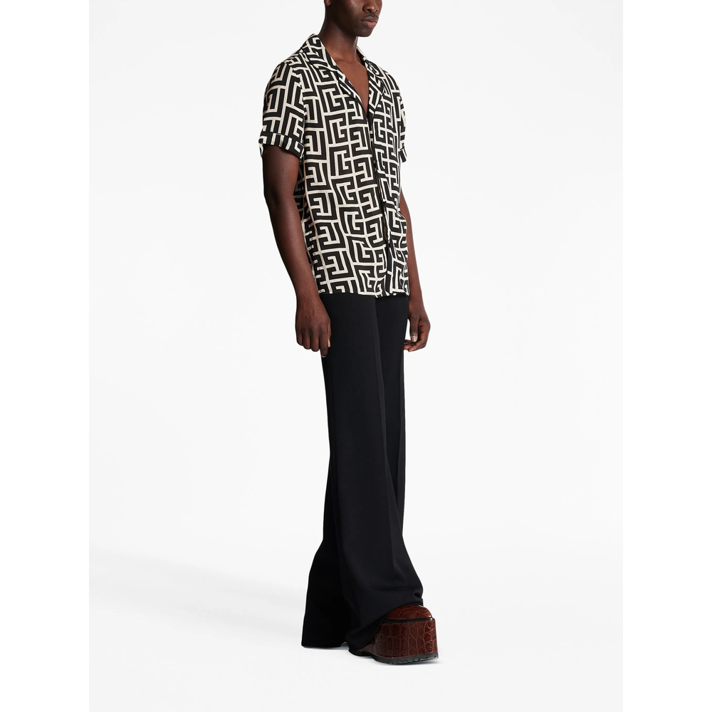 [Balmain] Shirts Short Sleeve SS26 FH1HN011 VD01 GFE