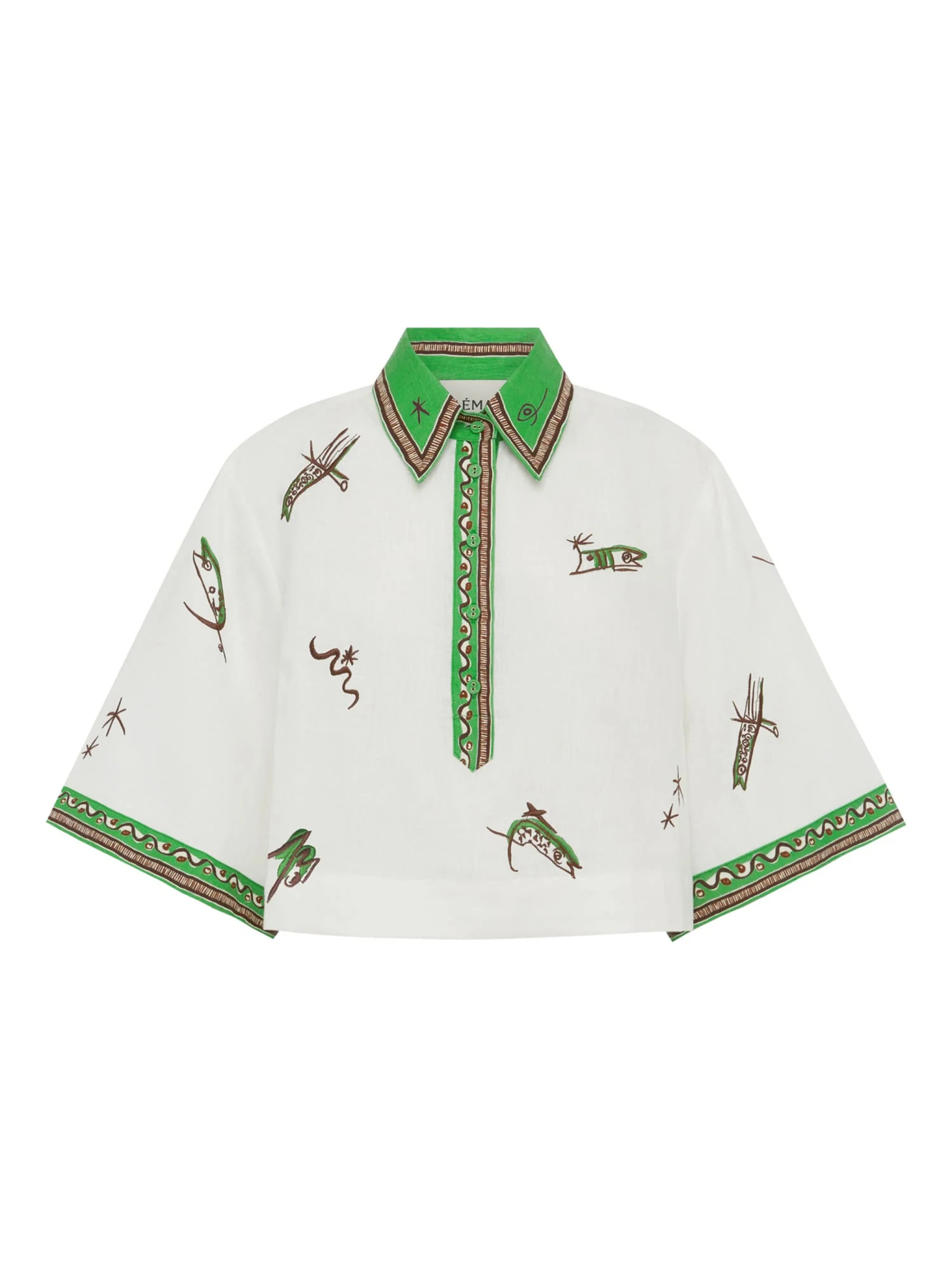 [Alemais] Shirts Short Sleeve FW26 7402TIVORY