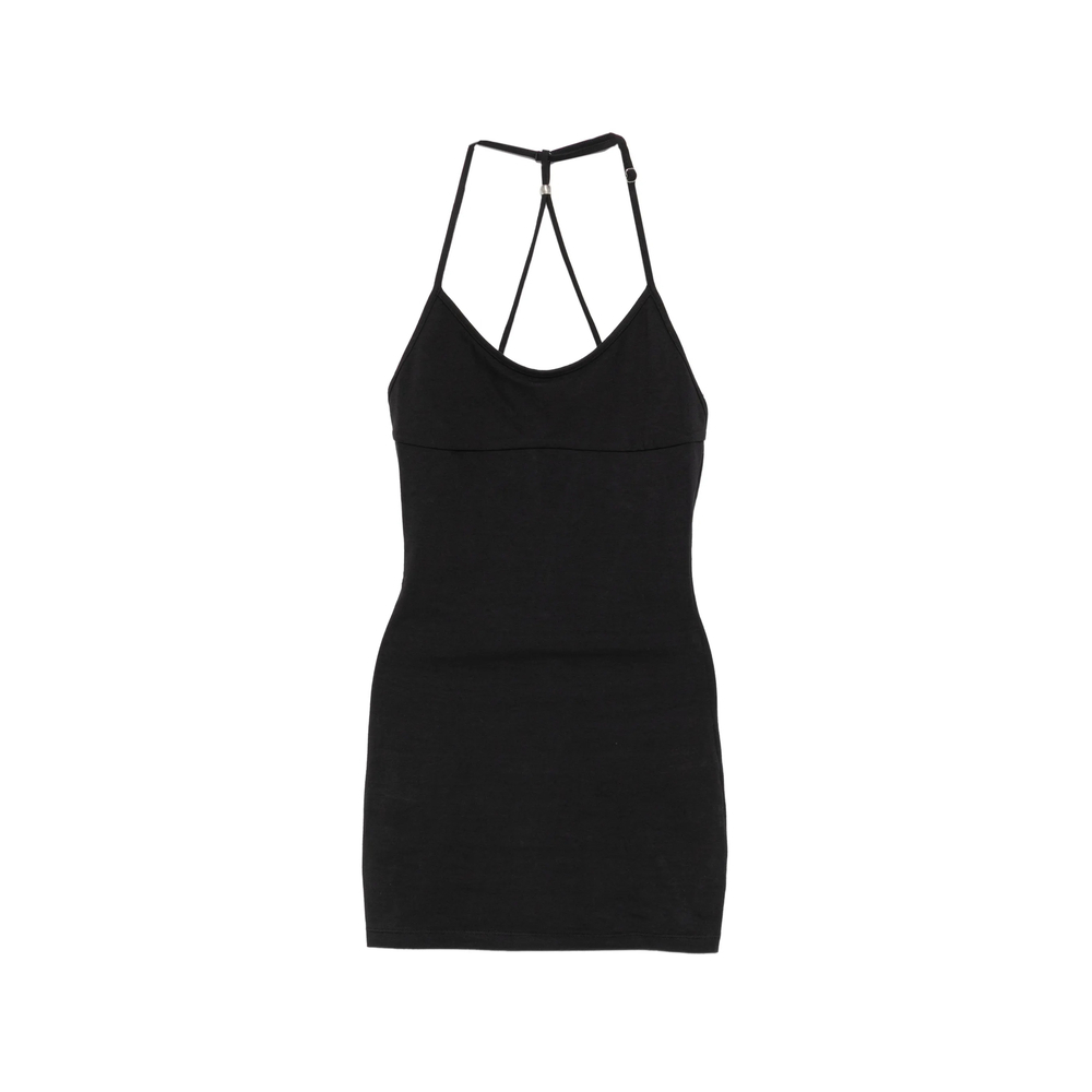 [Frankies Bikinis] Sleeveless dress FW26 20325CY  BLACK