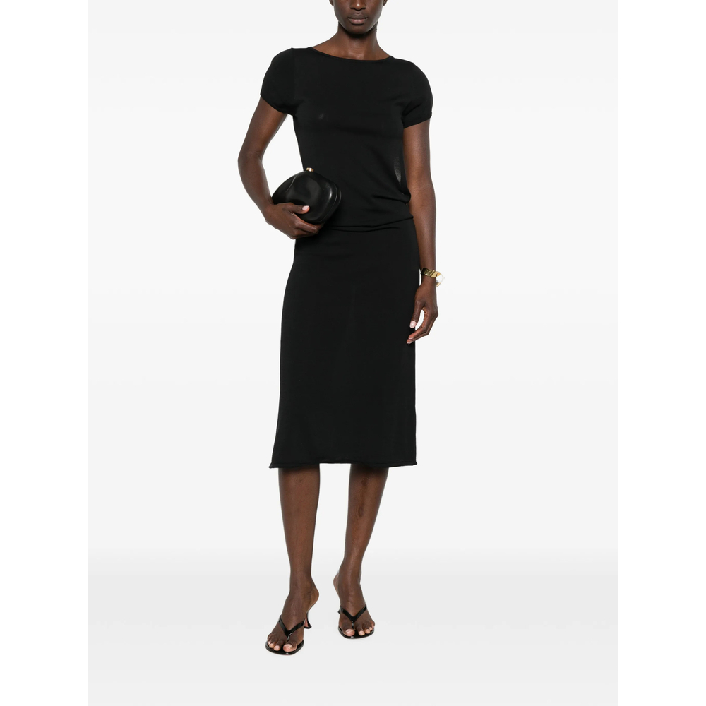 [Frankies Bikinis] Sleeveless dress FW26 20332KN  BLACK