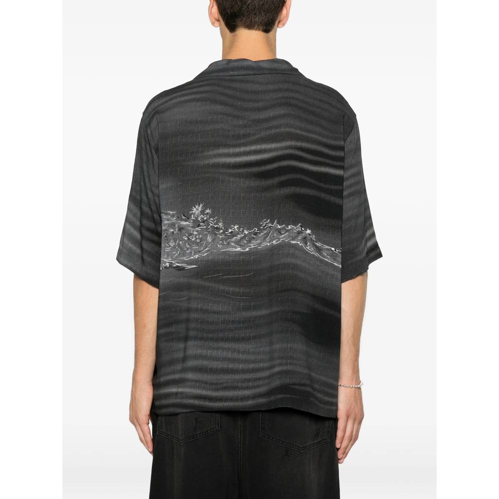 [Amiri] Shirts Short Sleeve FW26 AMTOSH1166  BLACK