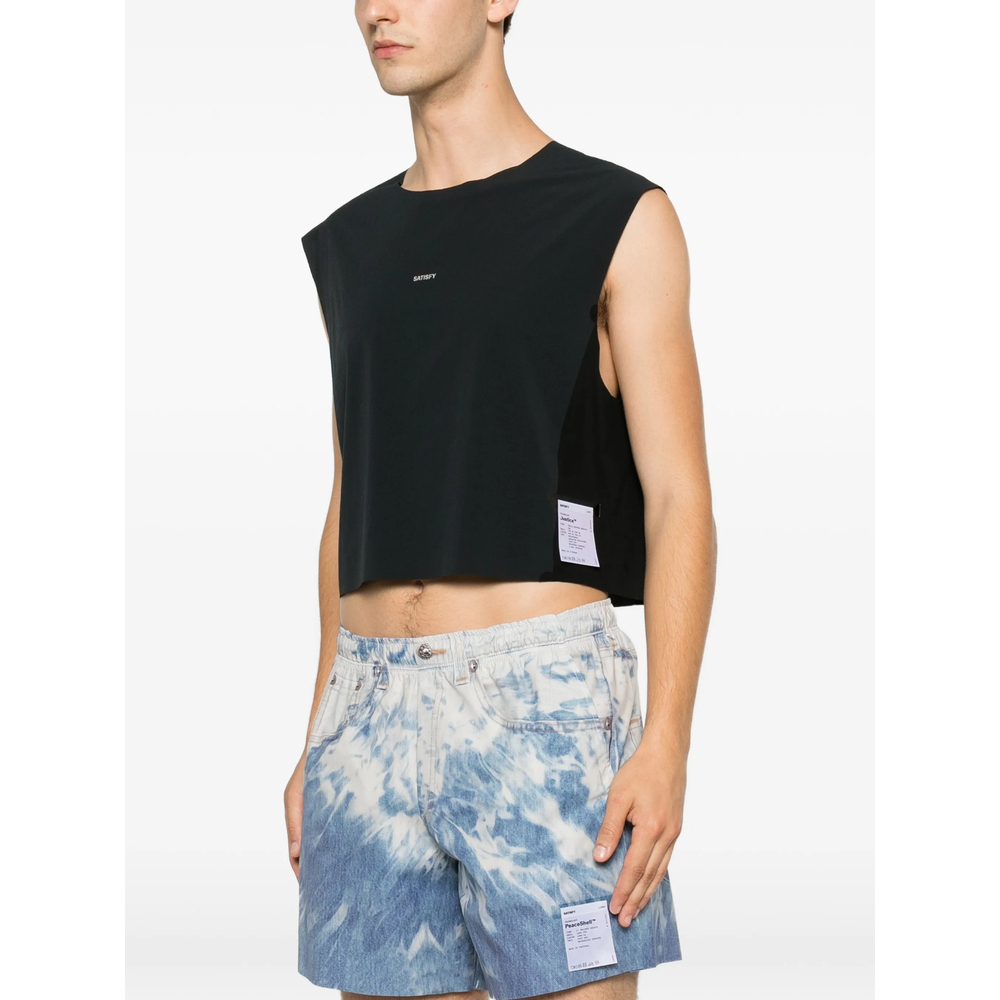 [SATISFY] T-shirts Short Sleeve SS26 11077-00001  BLACK