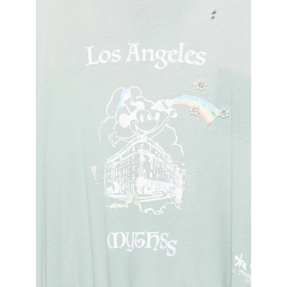 [Paly Hollywood] T-shirts Short Sleeve FW26 2U002Q1010  TEAL