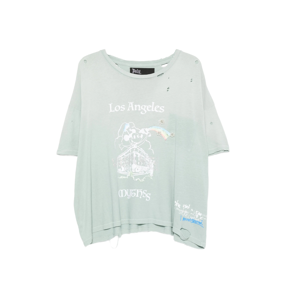 [Paly Hollywood] T-shirts Short Sleeve FW26 2U002Q1010  TEAL