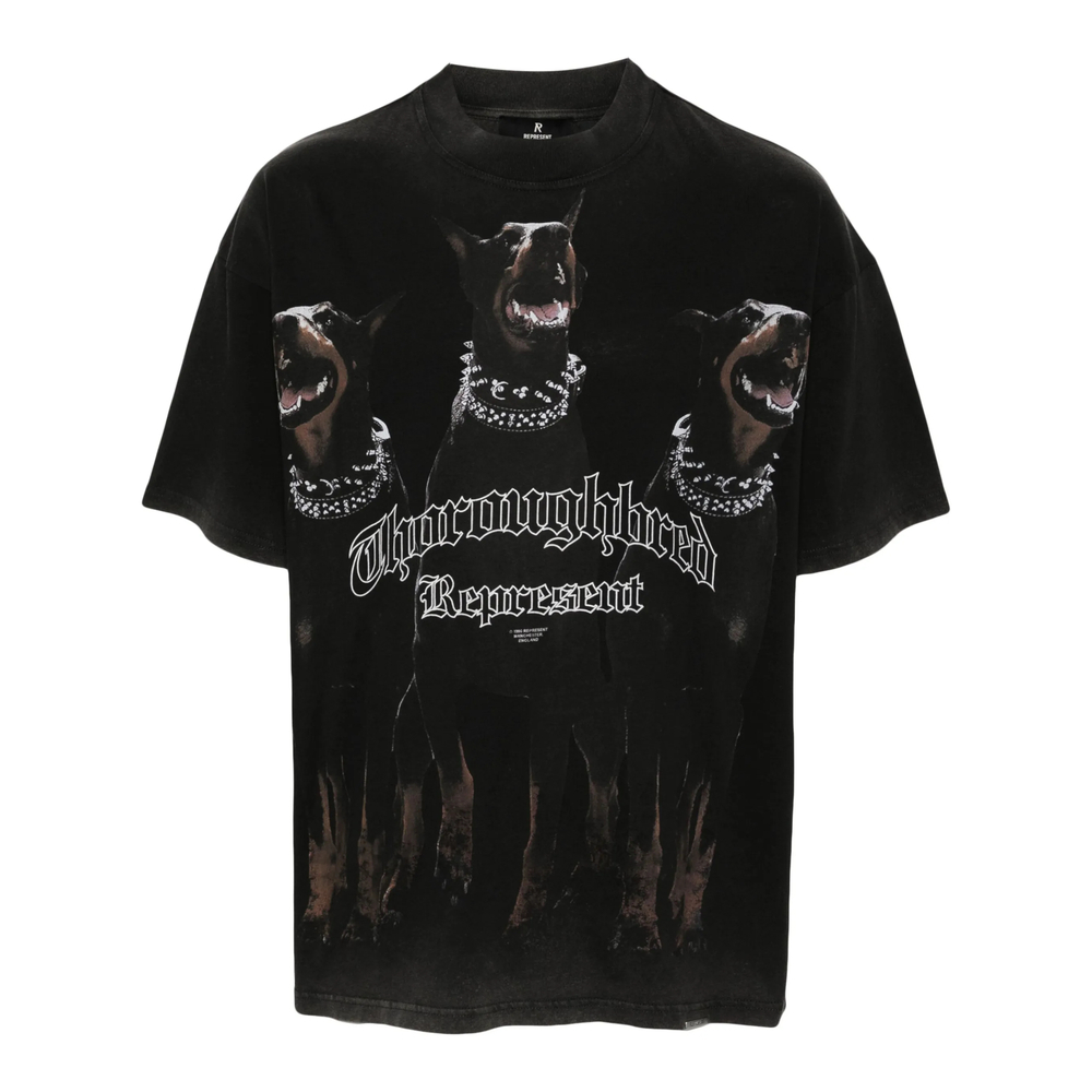[Represent] T-shirts Short Sleeve FW26 MLM41135-003  BLACK