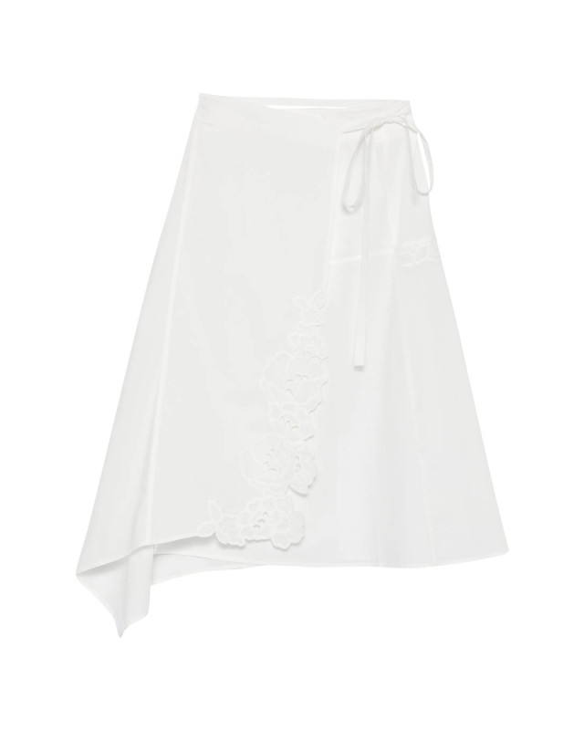[Sir.] Midi skirt FW26 SIR226-3018  IVORY