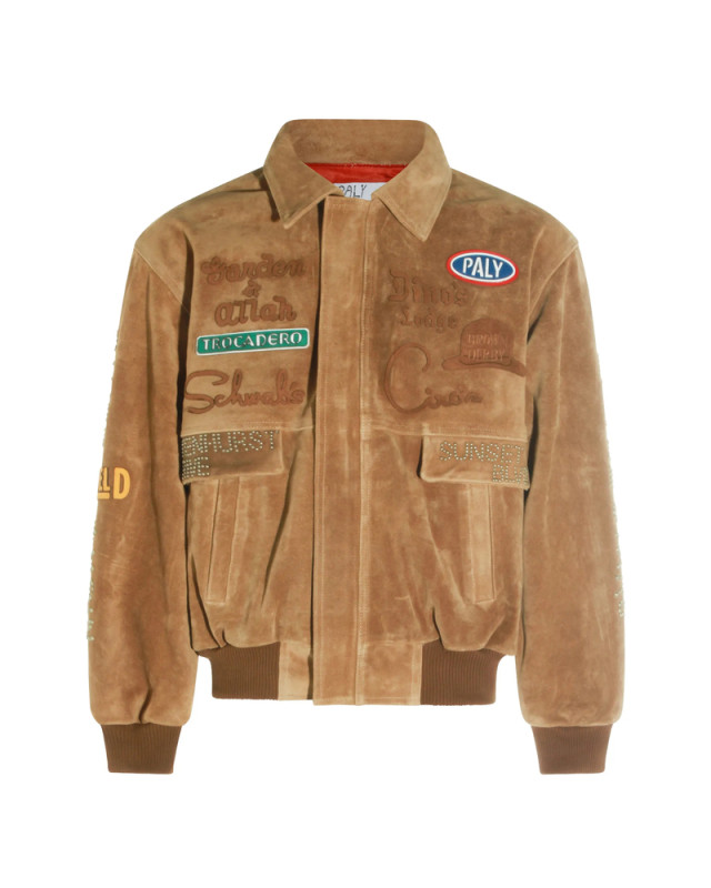 [Paly Hollywood] Leather Jacket FW26 7U007Q1010  TAN