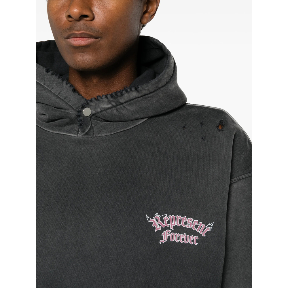 [Represent] Hoodie FW26 MLM101186-02  BLACK