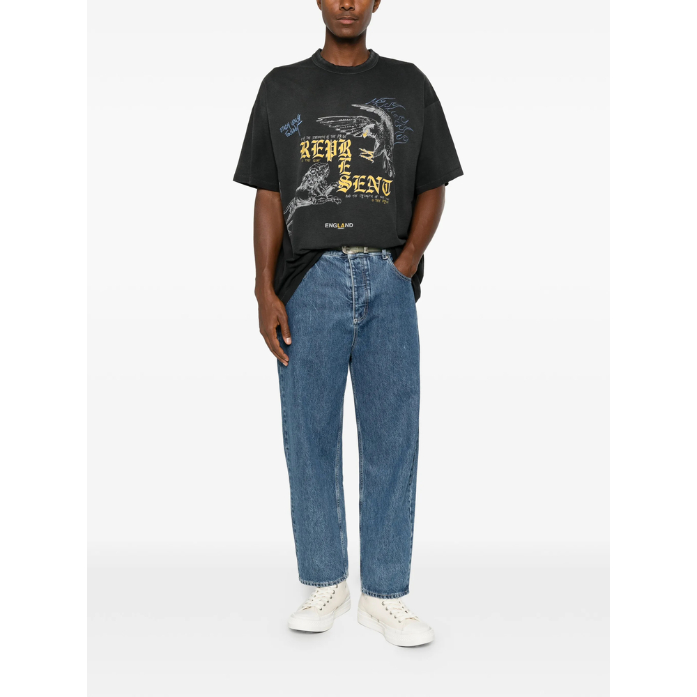 [Represent] T-shirts Short Sleeve FW26 MLM101188-02  BLACK